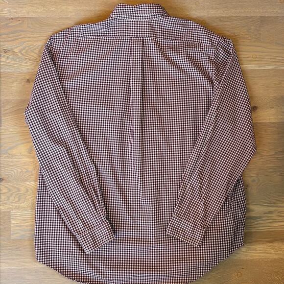 VTG Y2K Ralph Lauren Classic Fit Button Down Shirt Gingham Pony Logo Mens XL - Picture 7 of 7